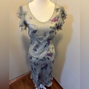 100% Silk Vintage Blunauta Dress Size 6